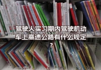 駕駛?cè)藢?shí)習(xí)期內(nèi)駕駛機(jī)動車上高速公路有什么規(guī)定？